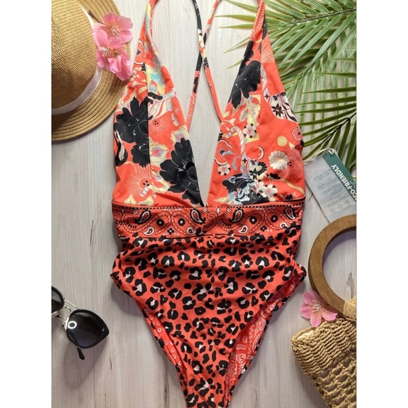 Maaji Animal Print Safari One Piece Swimsuit - Picture 2 of 13